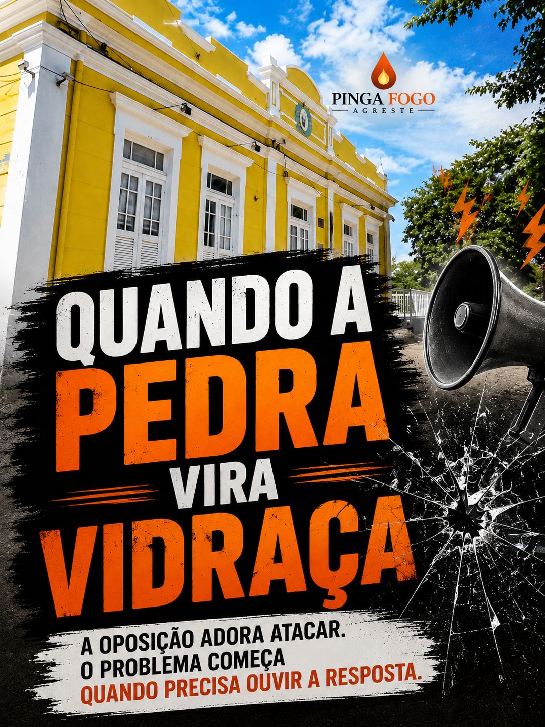 A LIBERDADE DE EXPRESSÃO DA OPOSIÇÃO TERMINA QUANDO COMEÇA A RESPOSTA